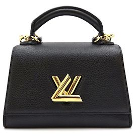 Louis Vuitton Twist One Handle BB Black Condition Black