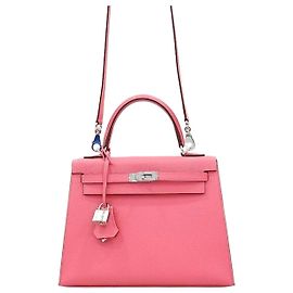 Hermès Kelly App Song Rose Azalea Silver Rose