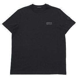 Moncler T-Shirt aus Baumwolljersey Schwarz