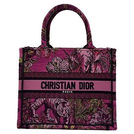 Christian Dior Book Tote Brodé Small Rose
