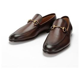 Gucci Mocassins de couro Marrom