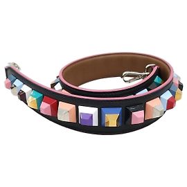 Fendi Bracciale in pelle borchiata Multicolore