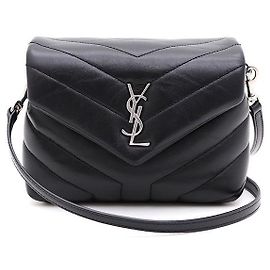 Saint Laurent Borsa a tracolla e borsa a spalla Monogram Mini Loulou Toy Nero