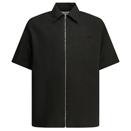 Givenchy Couture Seam Zip Hemd Schwarz