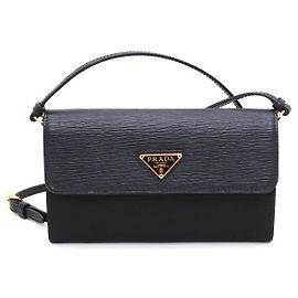 Prada Mini borsa a tracolla WOC in nylon vitreo Nero