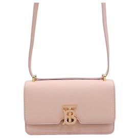 Burberry Mini bolsa crossbody de couro rosa Rosa