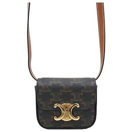 Céline Mini Claude Triomphe Canvas Multicolor