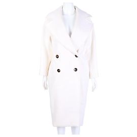 Dior Kaschmir Mantel Weiß