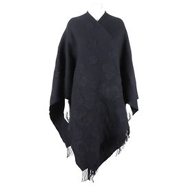 Valentino Poncho Schwarz
