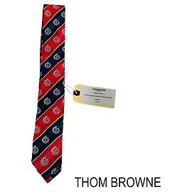 Thom Browne Anchor Jacquard Stripe Tie Multiple colors