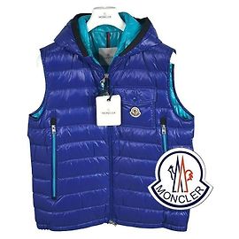 Moncler Lightweight Down Vest Blue
