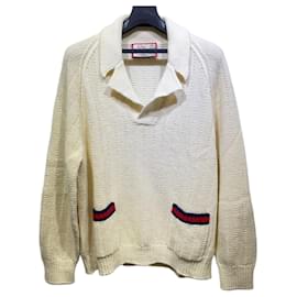 Gucci Suéter de malha Tiger com patch Multicor