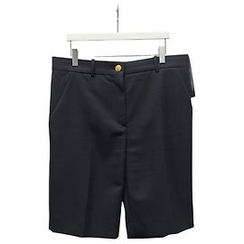Louis Vuitton Shorts casuales LV con botones de oro negro Negro