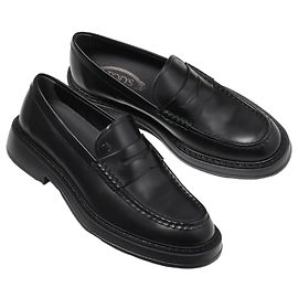 Tod's Leather Loafer Black
