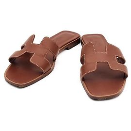 Hermès Ciabatte Oran Marrone