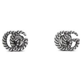 Gucci Orecchini GG Marmont Studs Argento Multicolore