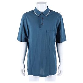 Hermès Hermes PK a Maniche Corte Blu