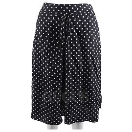 Lanvin Seidenrockhose Schwarz