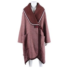 Hermès Hermes Knit Coat Brown