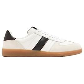 Tom Ford Baskets Archer en daim Blanc
