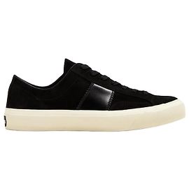 Tom Ford Baskets Cambridge en daim croisé Noir