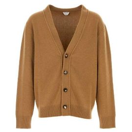 Bottega Veneta Classic Cashmere Cardigan Orange