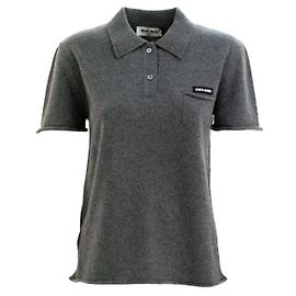 Miu Miu Polo de cashmere Marrom