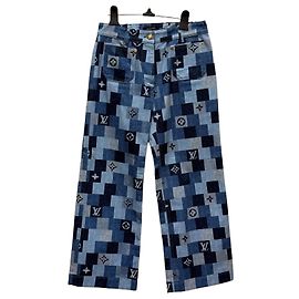 Louis Vuitton Pantalones skate de denim Multicolor