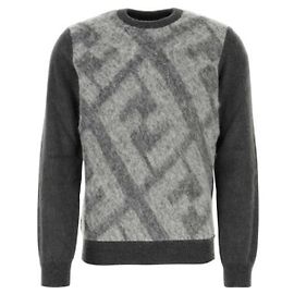 Fendi FF Alpaka-Strick APJJ Braun