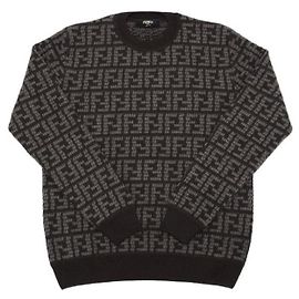Fendi FF Kaschmirstrick Braun