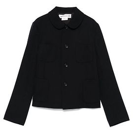 Comme Des Garcons Wool Gabardine Jacket Black