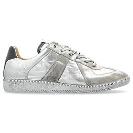 Maison Martin Margiela Irdisierende German Army Replika Sneaker Silber