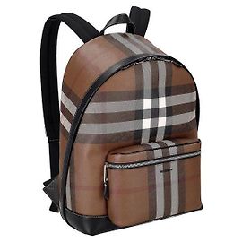 Burberry Check and Leather Backpack Multiple colors