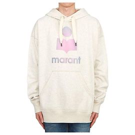 Isabel Marant Miley Fleece-Kapuzenpullover für Herren Weiß