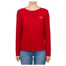 Comme Des Garcons Tejido para mujer Red Patch AZ Roja