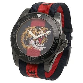 Gucci Relógio Tiger Modelo Popular Multicor