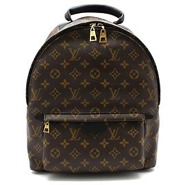 Louis Vuitton Monogram Palm Springs MM Backpack Brown