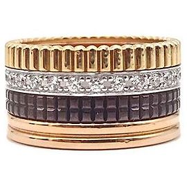 Boucheron Quattro Diamond Ring Large Brown