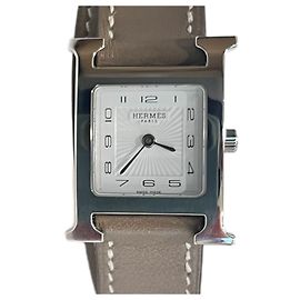 Hermès Mont pour femme Hour Double Strap PM Argenté