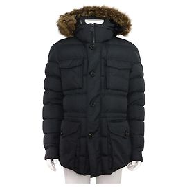 Moncler Chevreuse Black Down Hooded Jacket for Men Black