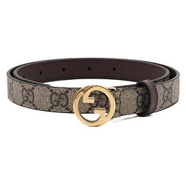 Gucci Supreme Canvas Blondie Thin Women Belt Multiple colors