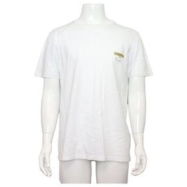 Dior Cotton Patch Herren T-Shirt aus Baumwolle Weiß