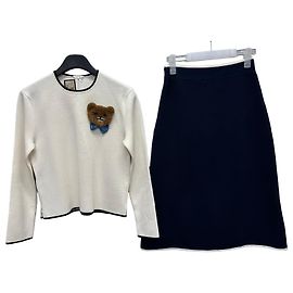 Gucci Pull en maille Kai Teddy Bear Multicolore