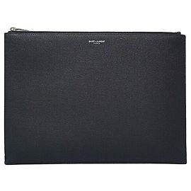 Saint Laurent Clutch Caviar Preto
