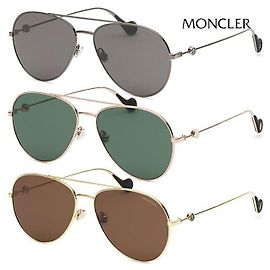 Gafas de sol Moncler Boeing Montura de metal Oversized Double Bridge Lujo Asian Fit Multicolor