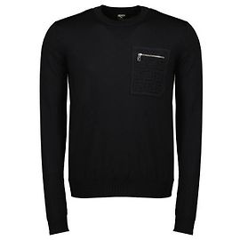 Fendi Suéter de lana Negro
