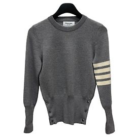 Thom Browne Milano-Stich Strick Braun
