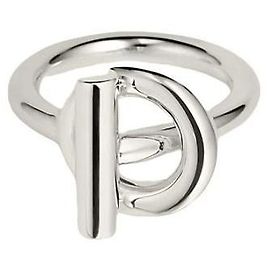Hermès Anello Echappee Medium da donna in argento Argento