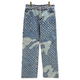 Louis Vuitton Pantalones vaqueros patchwork Nigo Monogram Multicolor