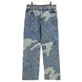Louis Vuitton Nigo Monogram Patchwork Denim Pants Multiple colors